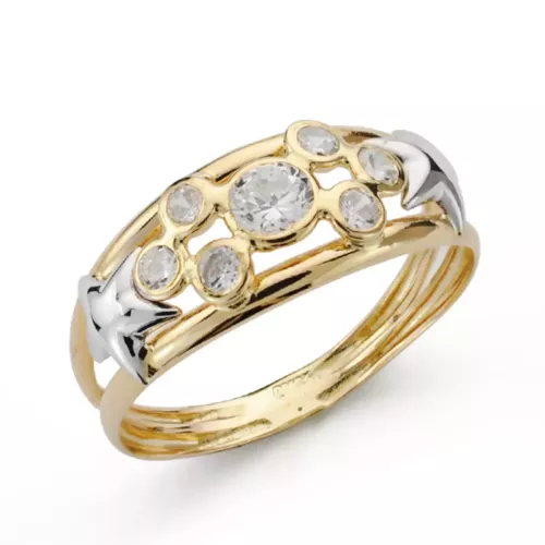 9K SORTIJA BICOLOR CIRCONITAS 1