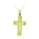18K CRUZ ORO AMARILLO CON CRISTO HUECA 27X15 MM 2