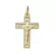 18K CRUZ ORO AMARILLO CON CRISTO TALLADA 22X13 MM 0