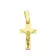 18K CRUZ ORO AMARILLO CON CRISTO PLANA 20X11 MM 0