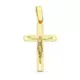 18K CRUZ ORO AMARILLO CON CRISTO CALADA 26X16 MM 0