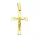 18K CRUZ ORO AMARILLO CON CRISTO CALADA 26X16 MM 0