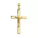 18K CRUZ ORO AMARILLO CON CRISTO 25X16X3 MM 1