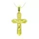 18K CRUZ ORO AMARILLO CON CRISTO 30X19 MM 4