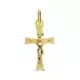 18K CRUZ ORO AMARILLO CON CRISTO. 22X12 MM 0