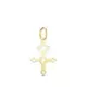 18K COLGANTE ORO AMARILLO CRUZ DEL SUR SILUETA EN BRILLO. 18 X 12 MM 0