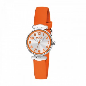 Reloj Wink de acero con correa de silicona naranjaRef. 100350260 - 2490145