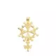 18K CRUZ DE HUGUENOTTE ORO AMARILLO CON PALOMA. 28 X 17 MM 1