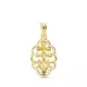 18K COLGANTE CRUZ DE CARAVACA ORLA ORO AMARILLO 18X12 MM 1