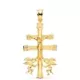 18K CRUZ ORO AMARILLO CARAVACA CON CRISTO. 36 X 22 MM 4