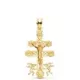 18K CRUZ DE CARAVACA ORO AMARILLO CALADA 35X19 MM 3