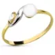 18K SORTIJA ORO BICOLOR CON PERLA 4