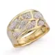 9K SORTIJA ORO AMARILLO CON CIRCONITAS. ANCHO: 11 MM 1