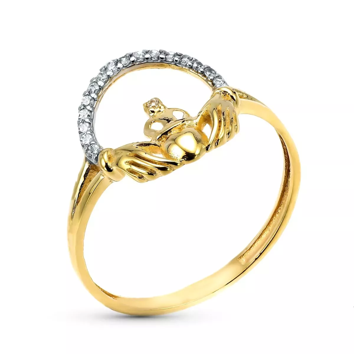 9K SORTIJA ORO AMARILLO CLADAGH IRLANDES. ANCHO: 12 MM 1