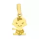 9K COLGANTE ORO AMARILLO NIÑO O NIÑA 15X10 MM 0