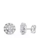 18K PENDIENTES ORO BLANCO REDONDO CON CIRCONITA 7 MM CIERRE PRESION 1