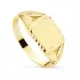 18K SELLO ORO AMARILLO CADETE MACIZO Y TALLADO. ZONA GRABADO: 10X9 MM 2