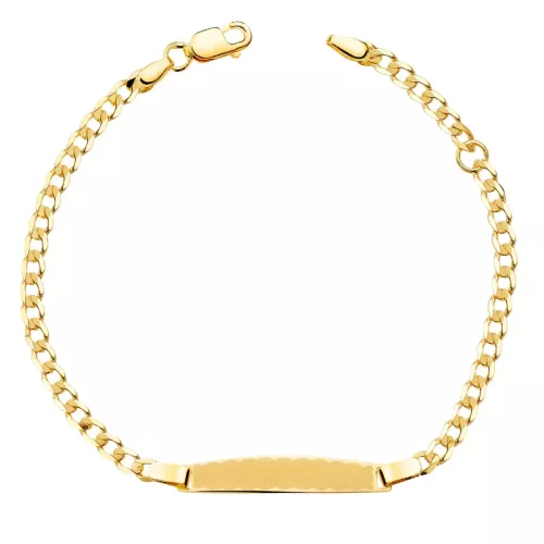 18K ESCLAVA ORO AMARILLO BARBADA MACIZA 2