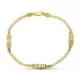18K PULSERA ORO AMARILLO CIRCONITAS 4