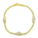 18K PULSERA ORO AMARILLO COMUNION CIRCONITAS 4