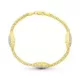 18K PULSERA ORO BICOLOR CIRCONITA 17.5 CM 4