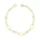 18K PULSERA COMUNION ORO AMARILLO PERLA 5.5 MM 16CM 1