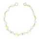 18K PULSERA ORO AMARILLO COMUNION PERLA 5 MM 17CM 1
