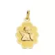 9K MEDALLA ORO AMARILLO ANGEL BURLON 17X12 MM 0