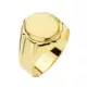 9K SELLO ORO AMARILLO CABALLERO HUECO. ZONA GRABADO: 12X10 MM 3