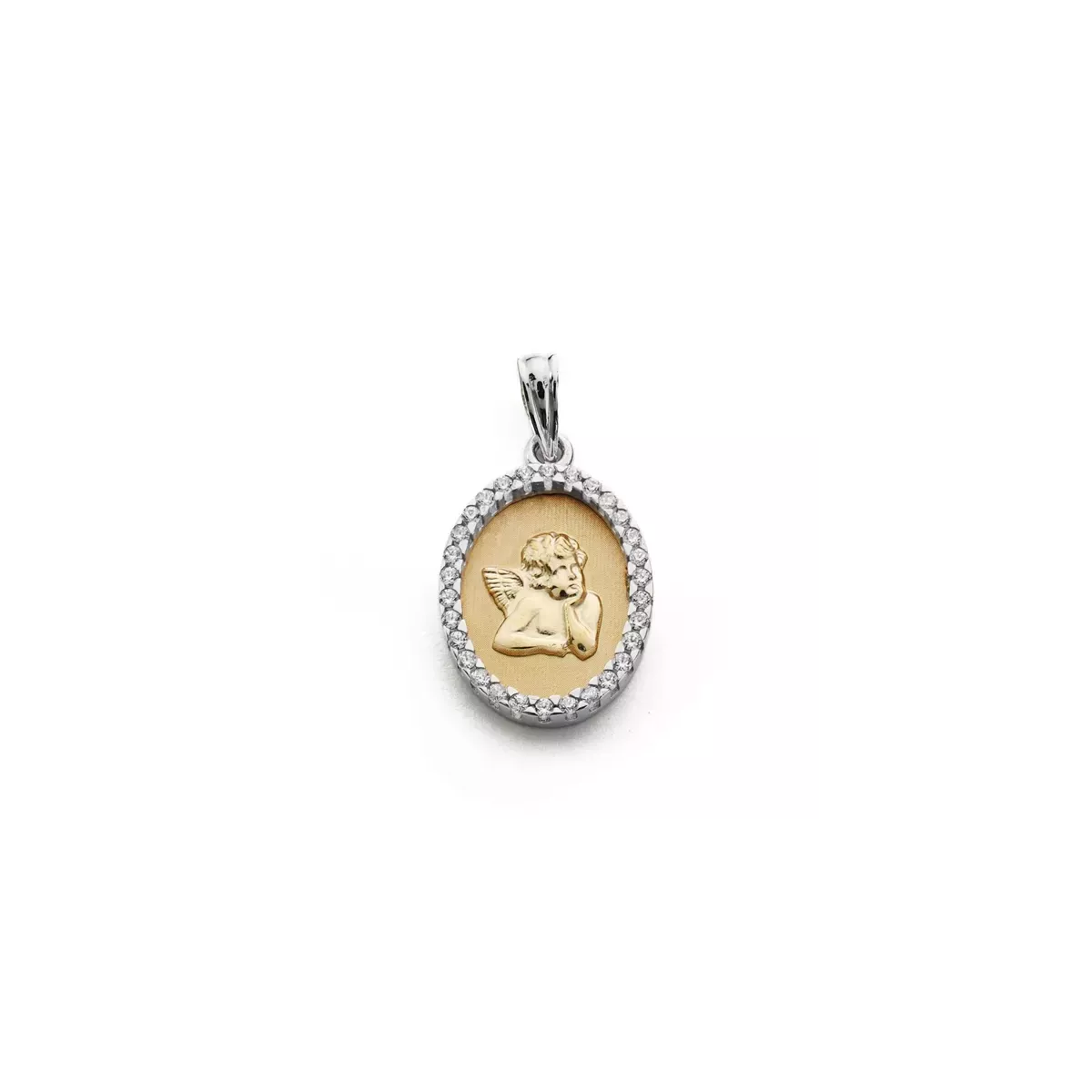 9K MEDALLA ORO AMARILLO ANGELITO. 20X13 MM 1