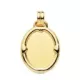 9K PLACA CHAPA ORO AMARILLO OVAL 26X22 MM 1