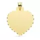 9K CHAPA CORAZON MATE TALLADA 1.90 GRS 26 X 23 MM 1