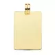 9K PLACA CHAPA ORO AMARILLO LISA 28X20 MM 2