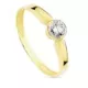 9K SOLITARIO ORO AMARILLO CON CIRCONITA EN BOCEL 3 MM 1