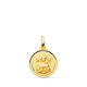 18K MEDALLA ORO AMARILLO VIRGEN DEL PERPETUO SOCORRO BISEL 14 MM 1
