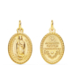 18K MEDALLA ORO AMARILLO VIRGEN DE GUADALUPE OVAL 18X14 MM 1