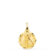 18K MEDALLA ORO AMARILLO NUESTRA SEÑORA VIRGEN DEL MAR 14 MM TALLADA 1