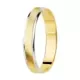 18K ALIANZA ORO BICOLOR ESTRIAS Y BORDES EN BRILLO ANCHO: 3