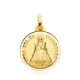 18K MEDALLA ORO AMARILLO VIRGEN DE COVADONGA BISEL 18 MM 2