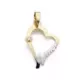 18K COLGANTE ORO AMARILLO CORAZON AMOR 22X15 MM 0