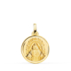 18K MEDALLA ORO AMARILLO VIRGEN DE LAS NIEVES BISEL 18 MM 2