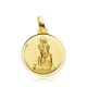 18K MEDALLA ORO AMARILLO VIRGEN DEL SALIENTE 18 MM 2