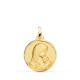 18K MEDALLA ORO AMARILLO VIRGEN MADRE AMOR MATERNAL 18 MM 2