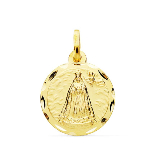 18K MEDALLA ORO AMARILLO VIRGEN DE COTOCA 18 MM 2