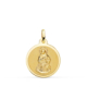18K MEDALLA ORO AMARILLO VIRGEN INMACULADA MATE Y BRILLO 18 MM 2