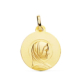 18K MEDALLA ORO AMARILLO MARIA FRANCESA 18 MM 2