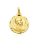 18K MEDALLA ORO AMARILLO SAN FRANCISCO JAVIER TALLADA 18 MM 2