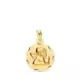 9K MEDALLA ORO AMARILLO REDONDA ANGELITO BURLON TALLADA 16 MM 0