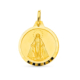 18K MEDALLA ORO AMARILLO VIRGEN MILAGROSA 20 MM 3