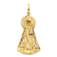 18K MEDALLA ORO AMARILLO VIRGEN DE LOS DESAMPARADOS SILUETA 33X18 MM 3